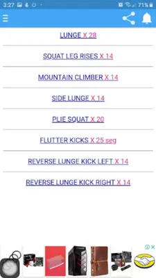 Ejercicios para aumentar glúte android App screenshot 4